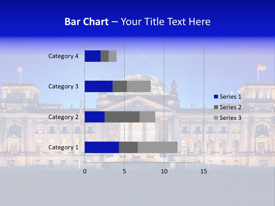 A Large Building With A Dome On Top Of It PowerPoint Template