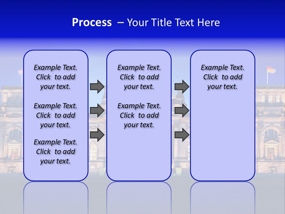 A Large Building With A Dome On Top Of It PowerPoint Template