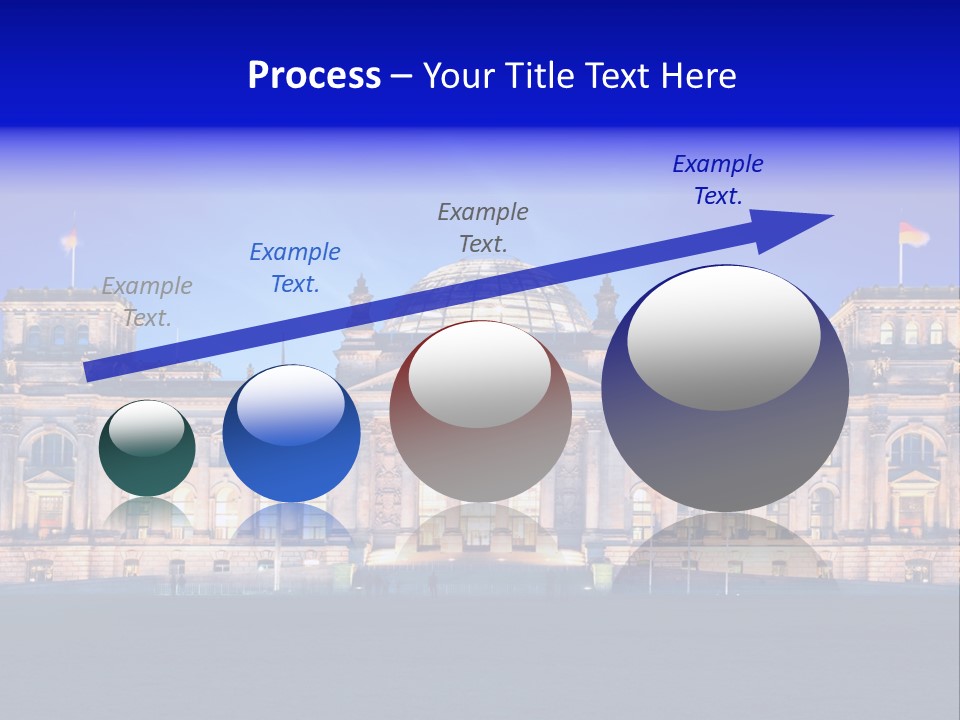 A Large Building With A Dome On Top Of It PowerPoint Template