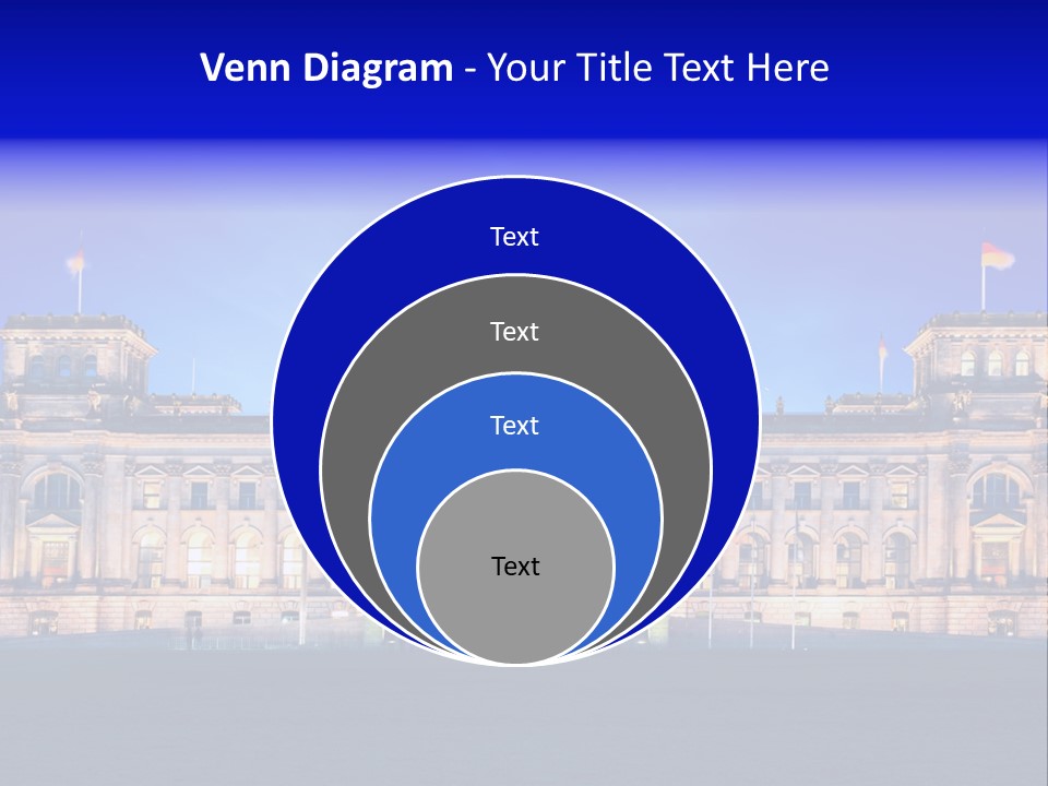 A Large Building With A Dome On Top Of It PowerPoint Template