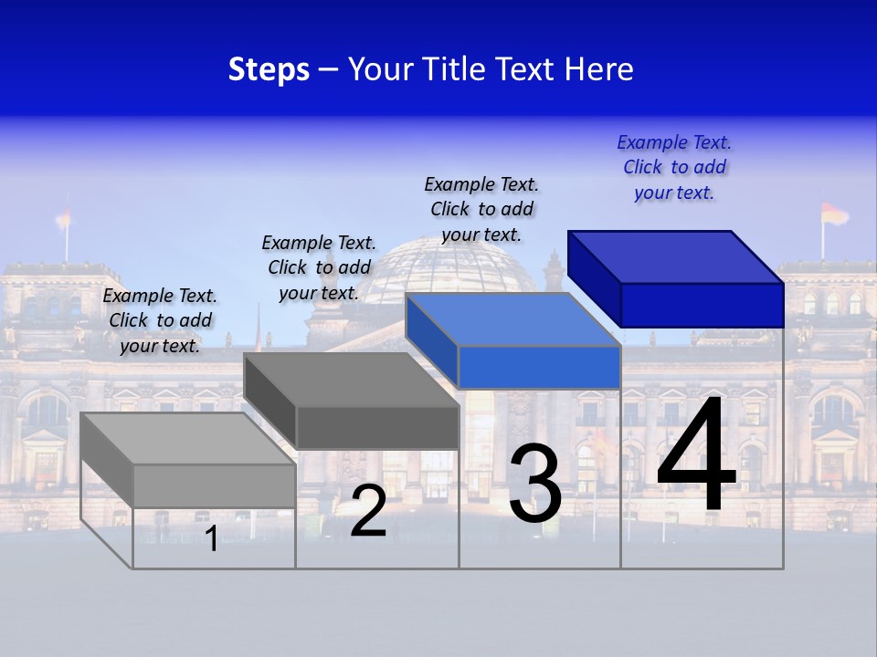 A Large Building With A Dome On Top Of It PowerPoint Template