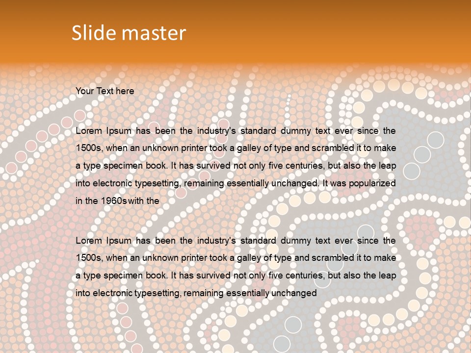 A Picture Of A Colorful Design On A Wall PowerPoint Template