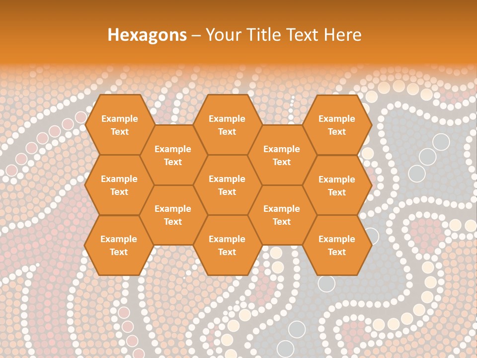 A Picture Of A Colorful Design On A Wall PowerPoint Template