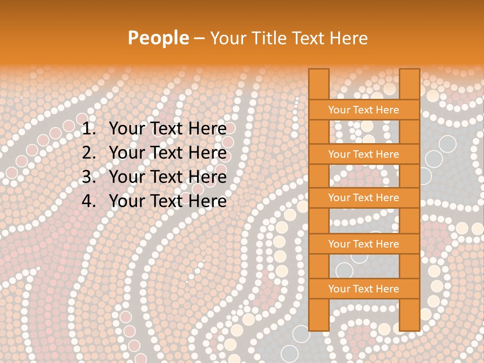 A Picture Of A Colorful Design On A Wall PowerPoint Template