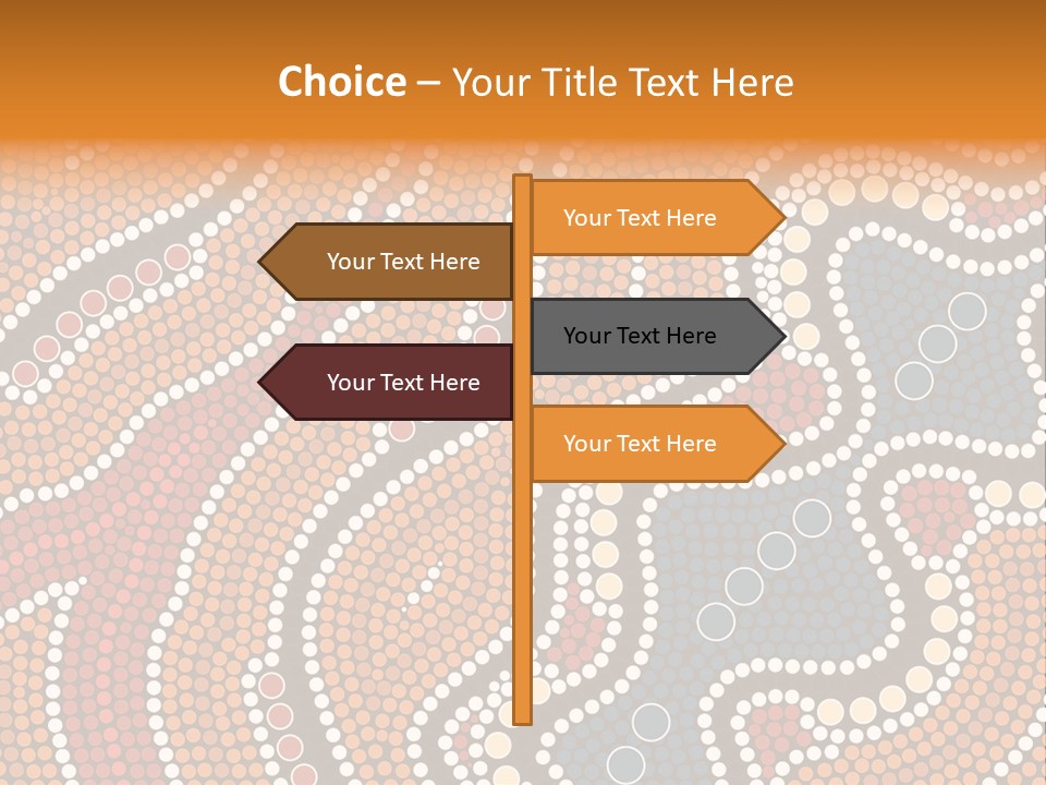 A Picture Of A Colorful Design On A Wall PowerPoint Template