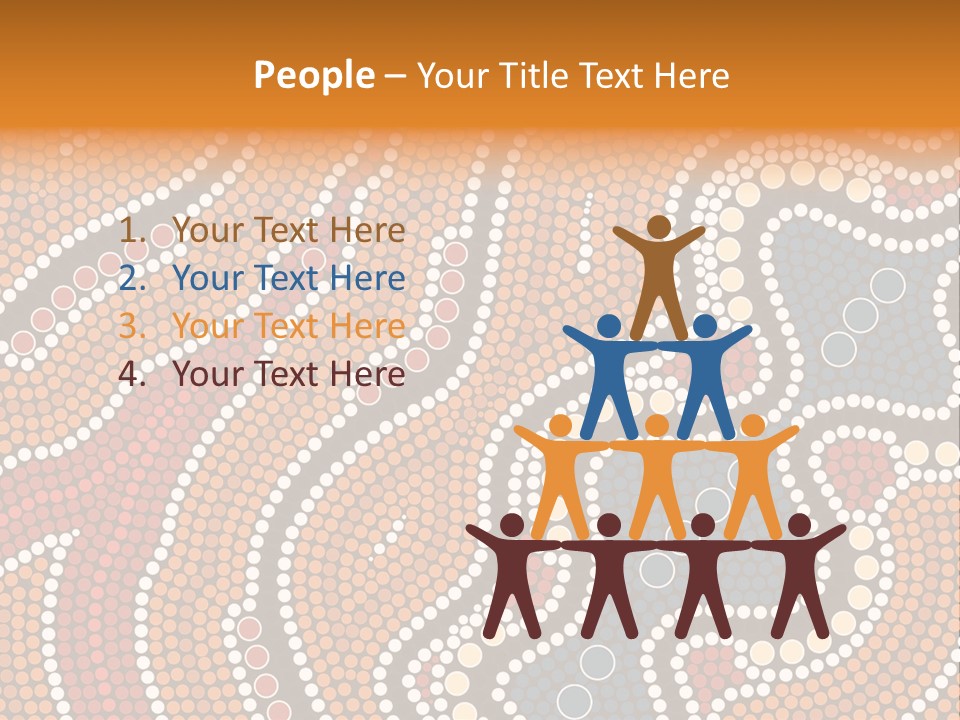 A Picture Of A Colorful Design On A Wall PowerPoint Template