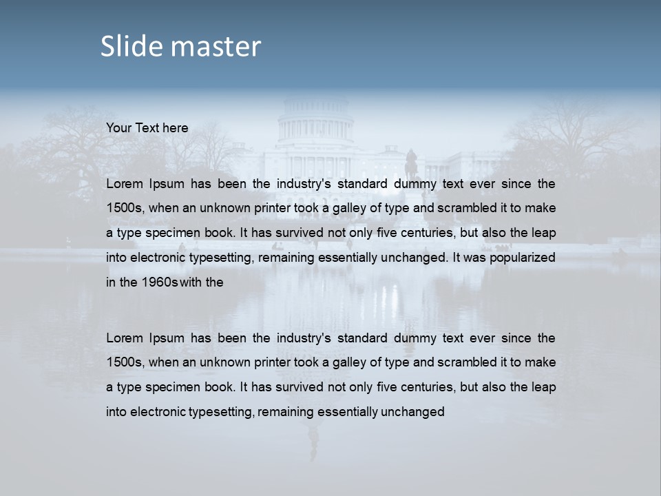 Furniture Home Furnishing Cock PowerPoint Template