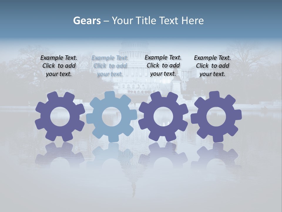 Furniture Home Furnishing Cock PowerPoint Template