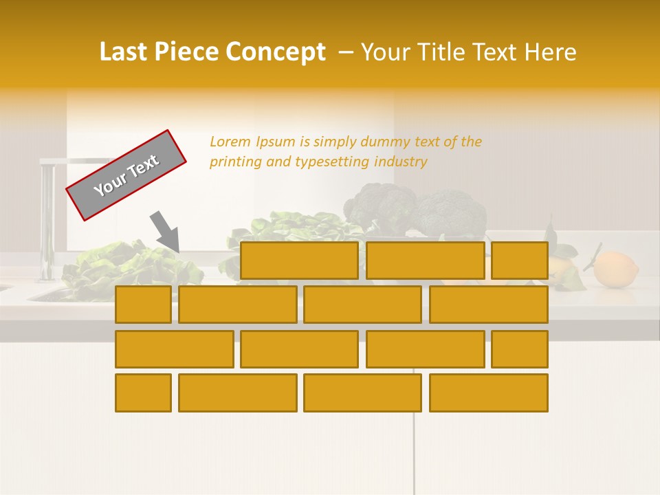 Furniture Home Furnishing Cock PowerPoint Template