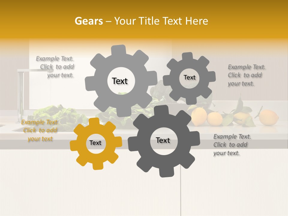 Furniture Home Furnishing Cock PowerPoint Template