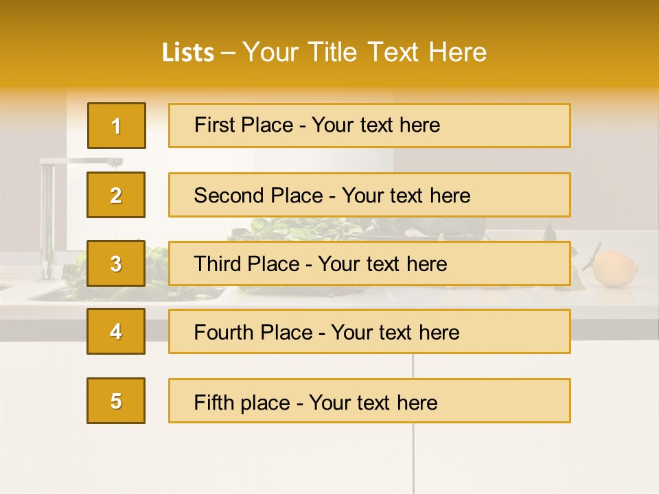 Furniture Home Furnishing Cock PowerPoint Template