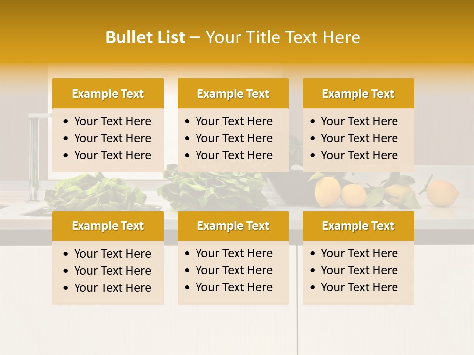 Furniture Home Furnishing Cock PowerPoint Template