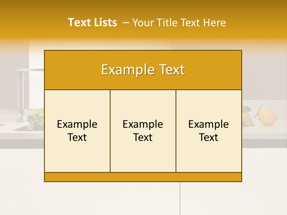 Furniture Home Furnishing Cock PowerPoint Template