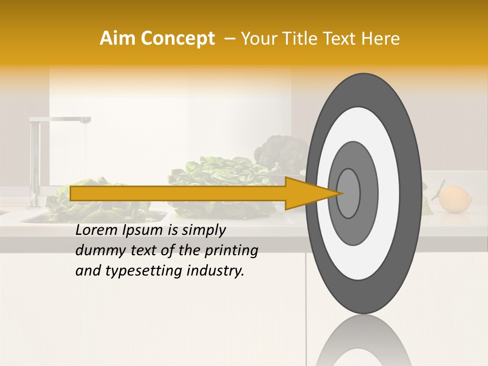 Furniture Home Furnishing Cock PowerPoint Template