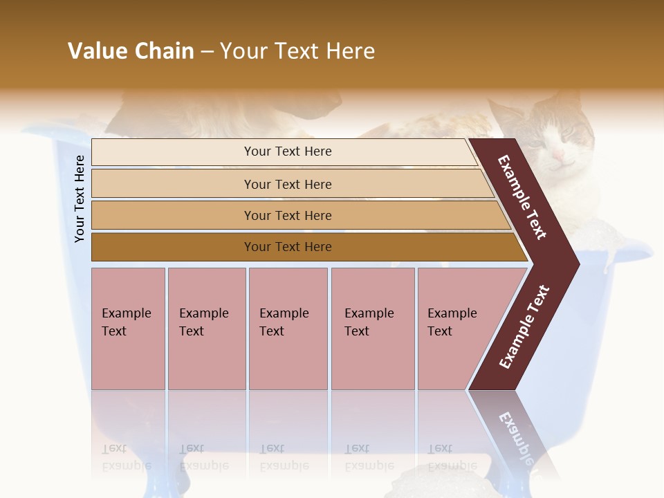 White Background Copy Space Basin PowerPoint Template