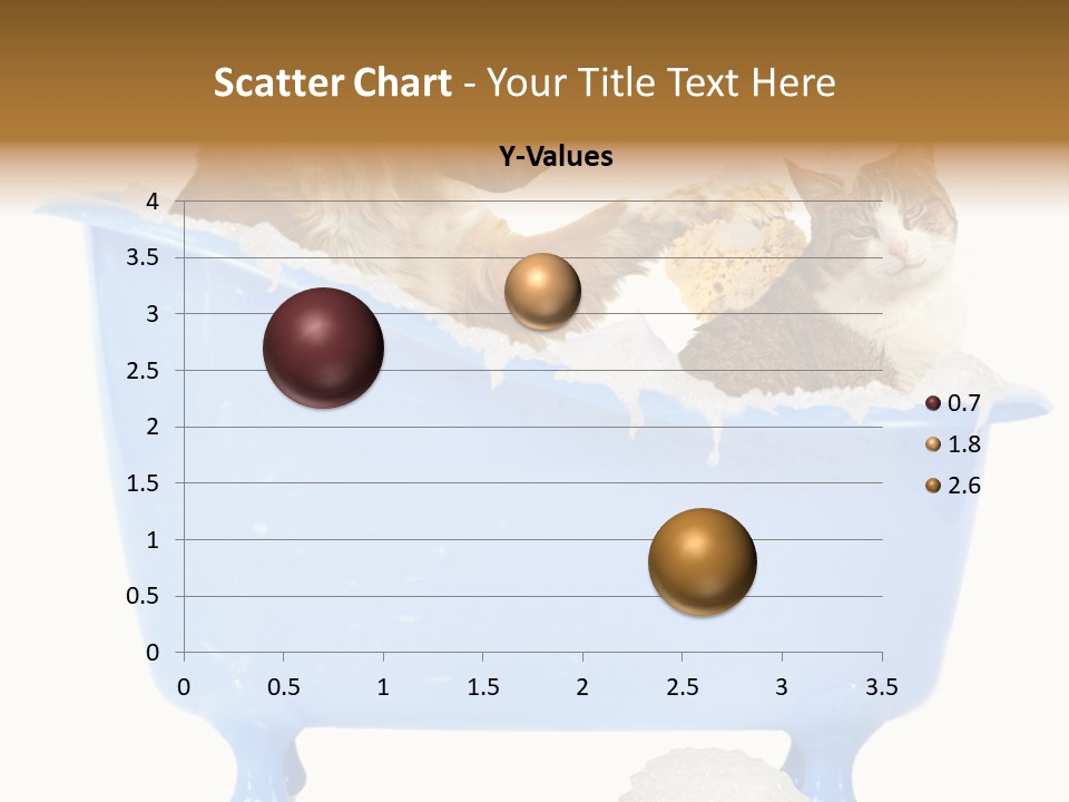 White Background Copy Space Basin PowerPoint Template