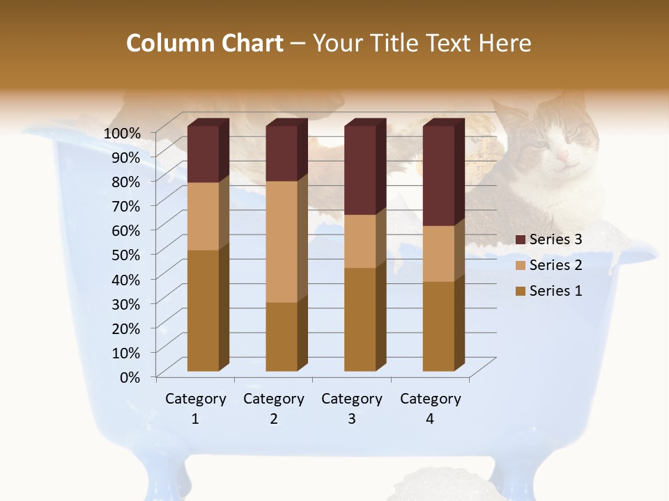 White Background Copy Space Basin PowerPoint Template