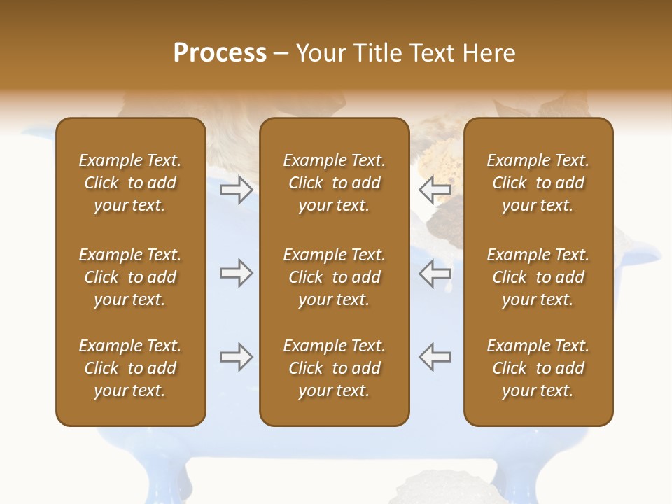 White Background Copy Space Basin PowerPoint Template