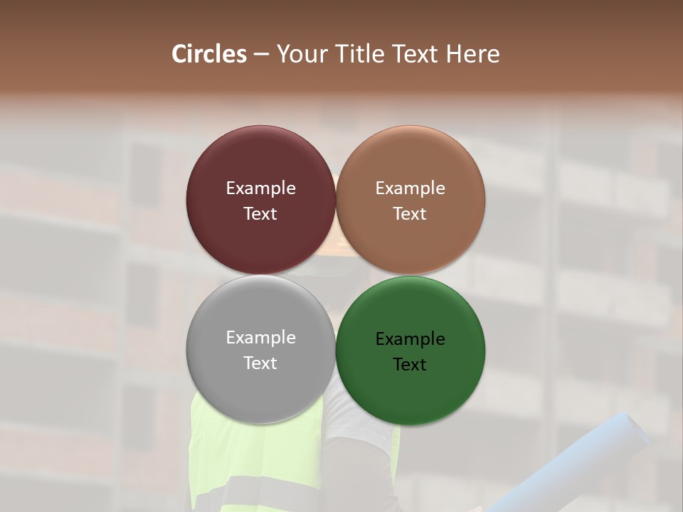 A Man In A Yellow Safety Vest And Hard Hat PowerPoint Template