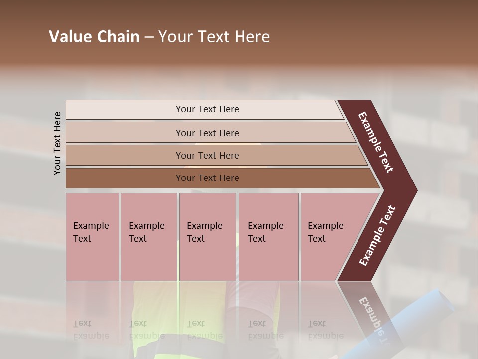 A Man In A Yellow Safety Vest And Hard Hat PowerPoint Template