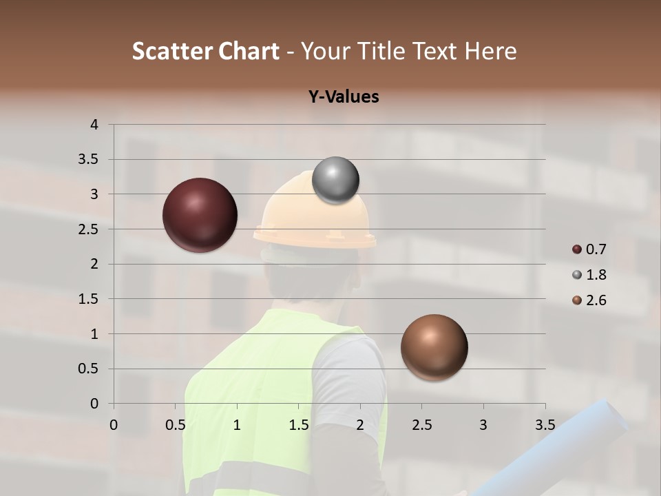 A Man In A Yellow Safety Vest And Hard Hat PowerPoint Template