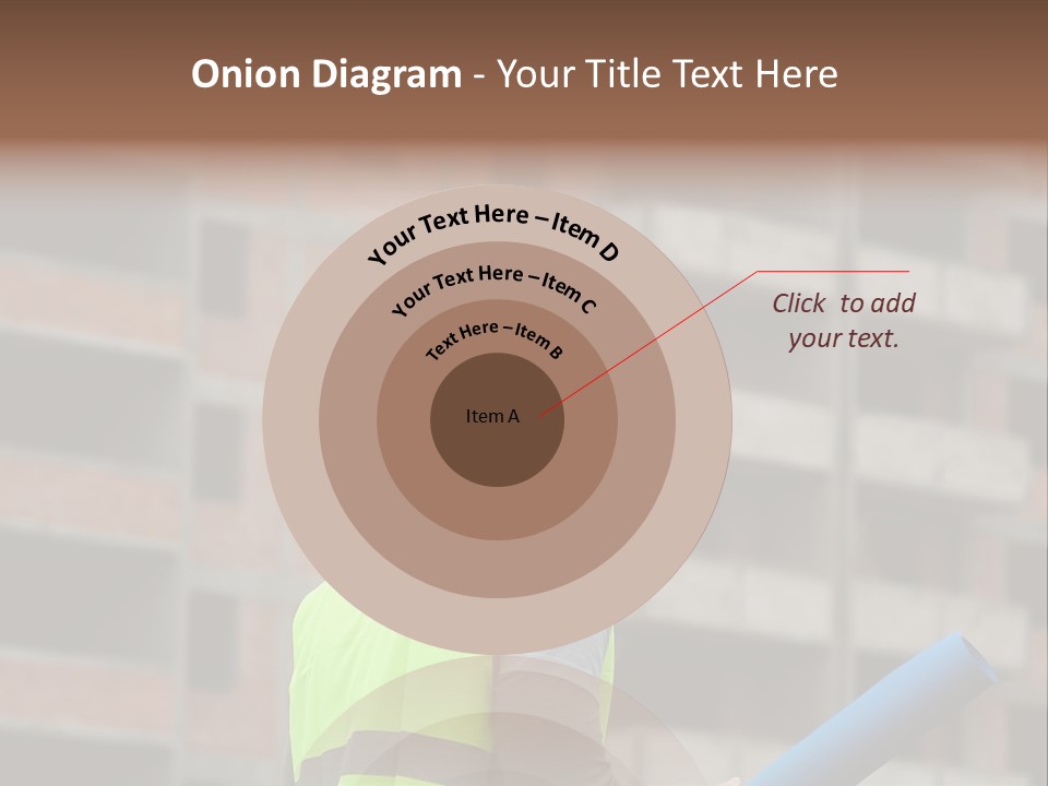 A Man In A Yellow Safety Vest And Hard Hat PowerPoint Template