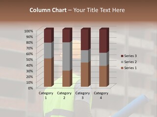A Man In A Yellow Safety Vest And Hard Hat PowerPoint Template