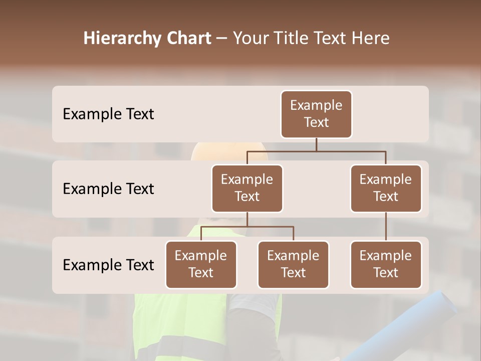 A Man In A Yellow Safety Vest And Hard Hat PowerPoint Template