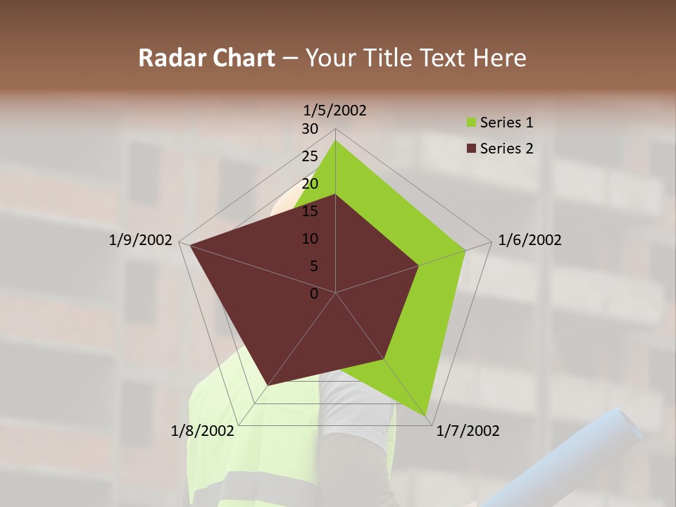 A Man In A Yellow Safety Vest And Hard Hat PowerPoint Template