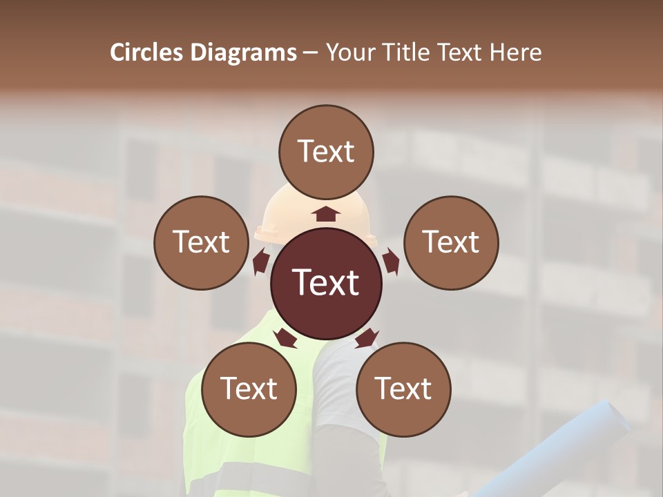 A Man In A Yellow Safety Vest And Hard Hat PowerPoint Template