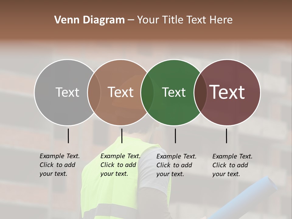 A Man In A Yellow Safety Vest And Hard Hat PowerPoint Template