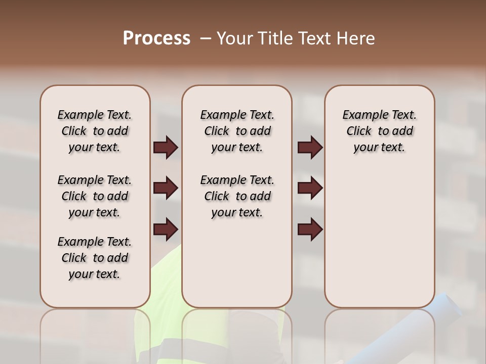 A Man In A Yellow Safety Vest And Hard Hat PowerPoint Template