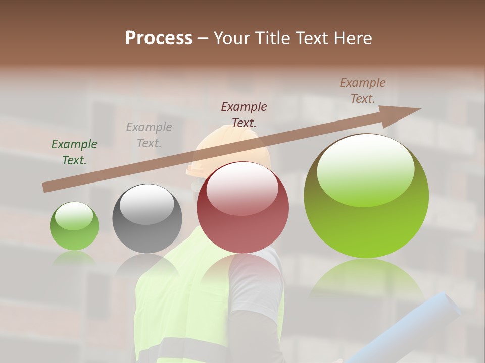 A Man In A Yellow Safety Vest And Hard Hat PowerPoint Template