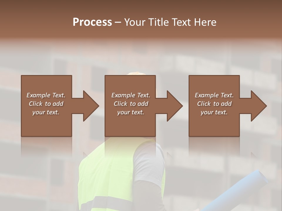 A Man In A Yellow Safety Vest And Hard Hat PowerPoint Template