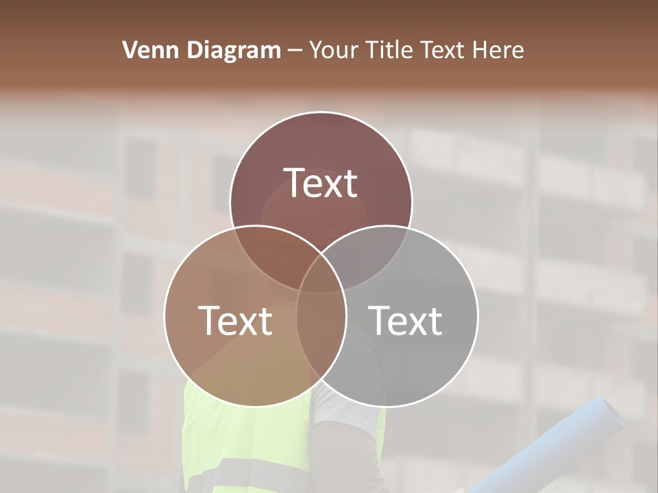 A Man In A Yellow Safety Vest And Hard Hat PowerPoint Template