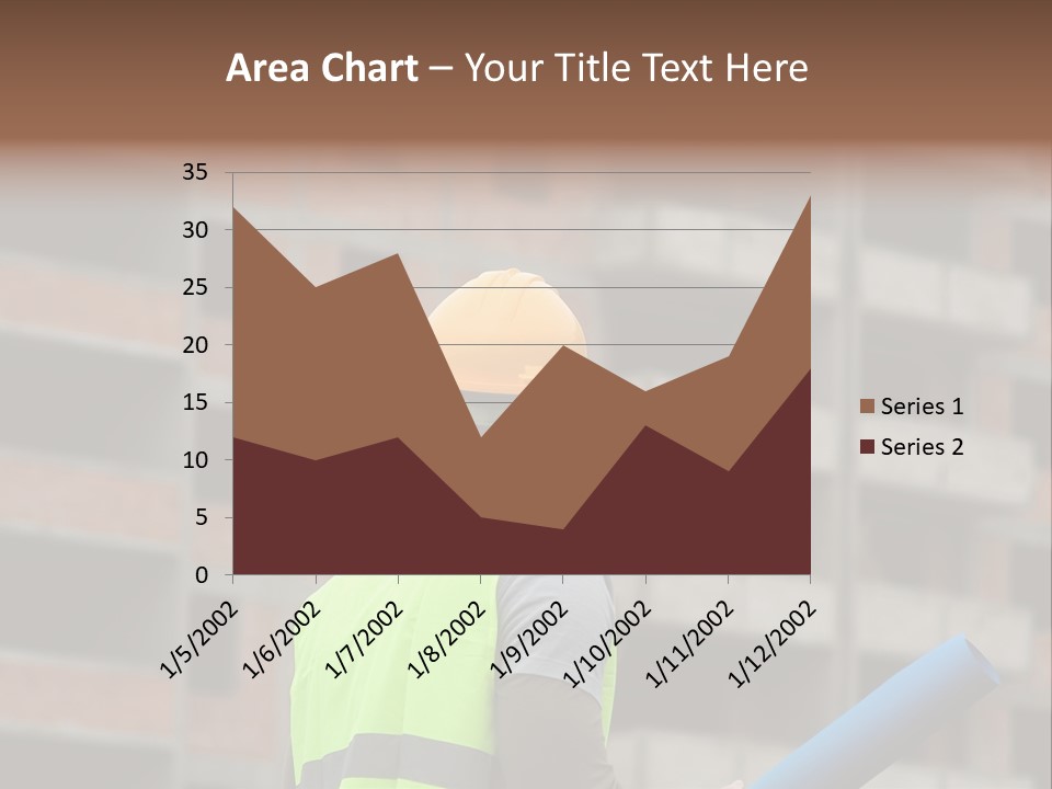 A Man In A Yellow Safety Vest And Hard Hat PowerPoint Template