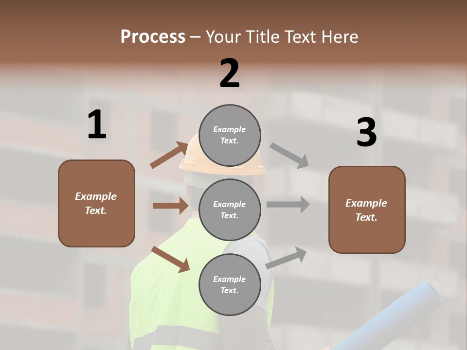 A Man In A Yellow Safety Vest And Hard Hat PowerPoint Template