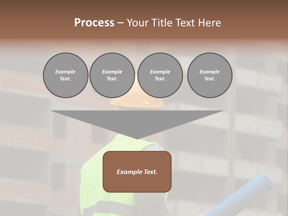 A Man In A Yellow Safety Vest And Hard Hat PowerPoint Template