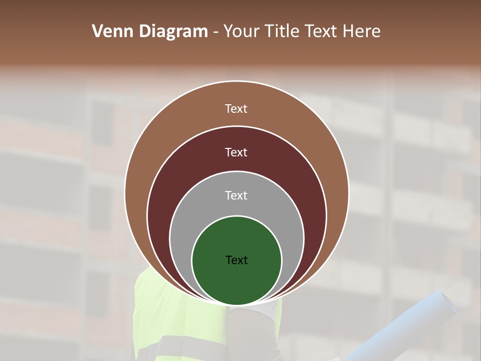 A Man In A Yellow Safety Vest And Hard Hat PowerPoint Template