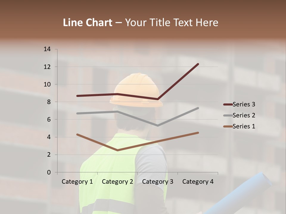 A Man In A Yellow Safety Vest And Hard Hat PowerPoint Template