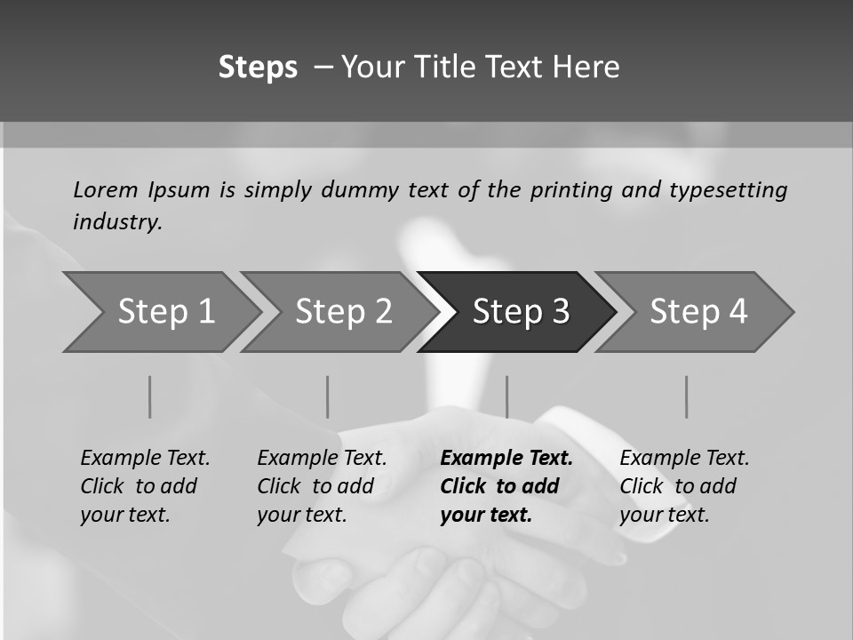 Meeting Buy Job PowerPoint Template