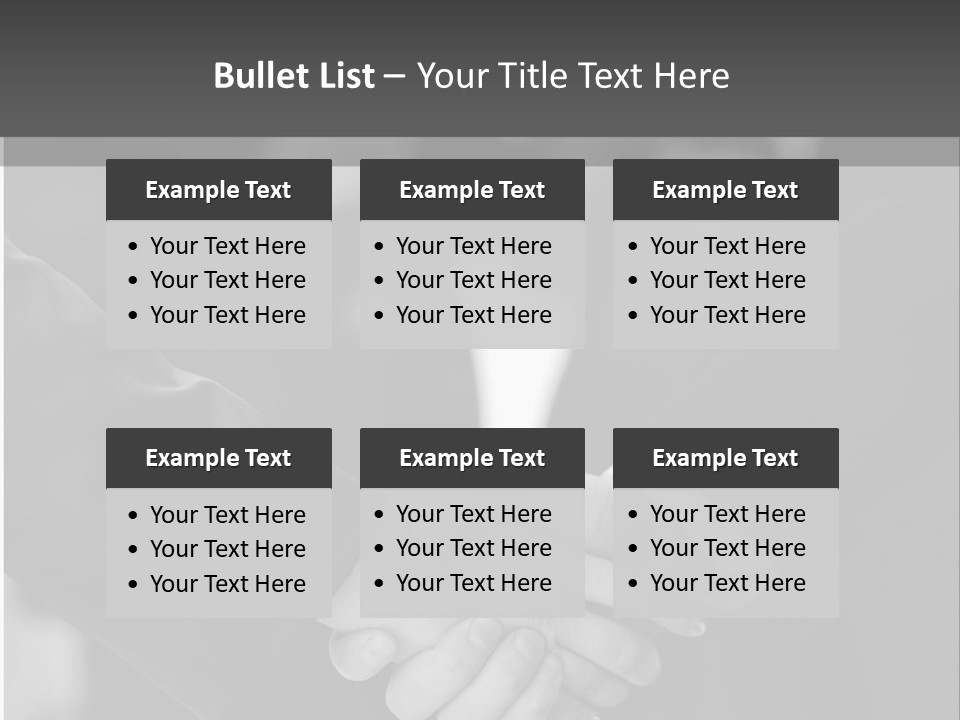 Meeting Buy Job PowerPoint Template