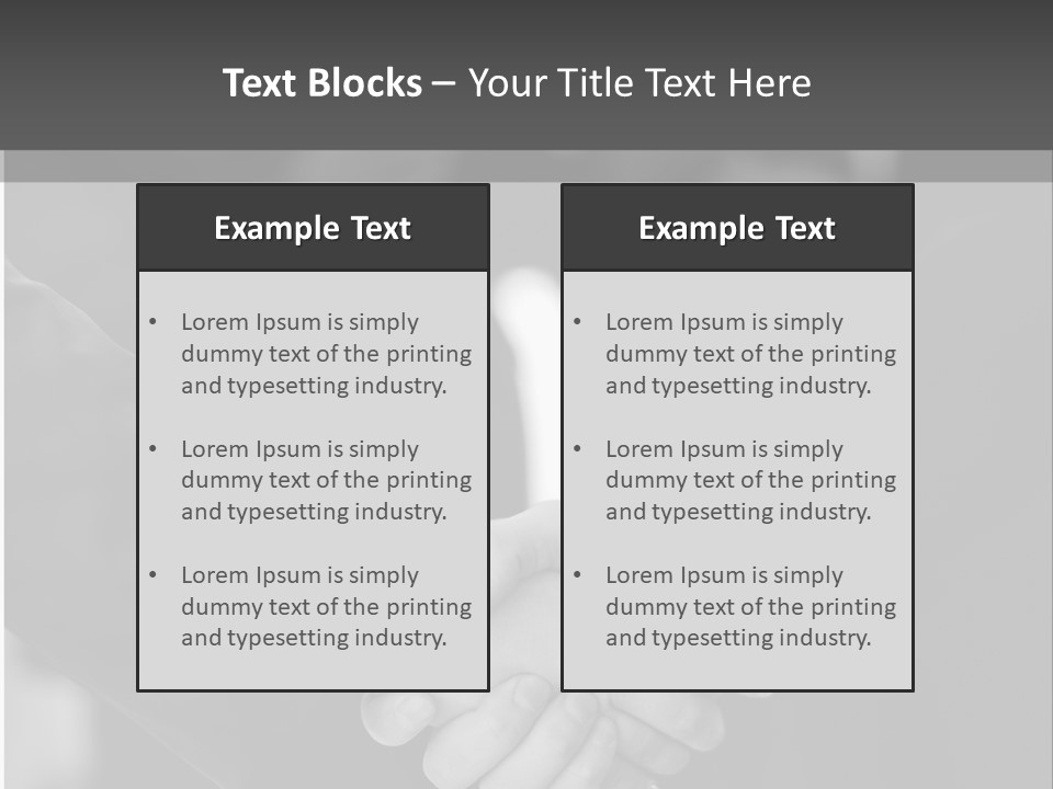 Meeting Buy Job PowerPoint Template