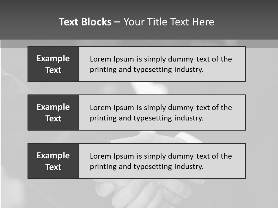 Meeting Buy Job PowerPoint Template