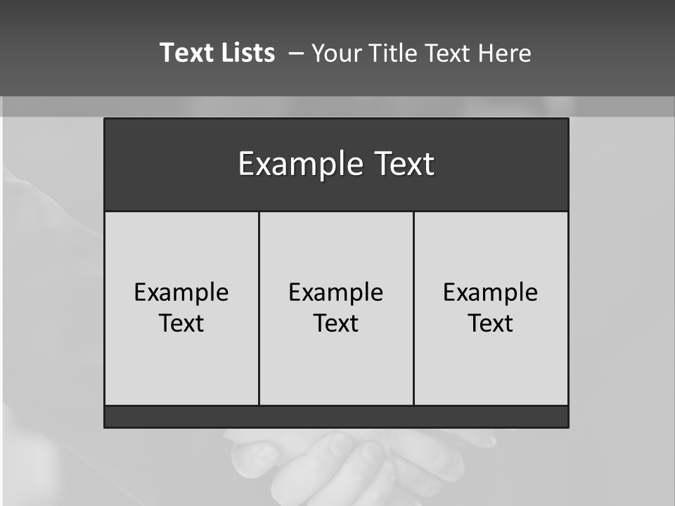 Meeting Buy Job PowerPoint Template