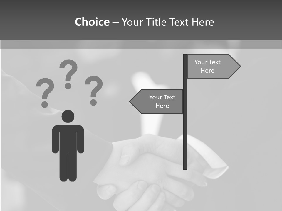 Meeting Buy Job PowerPoint Template