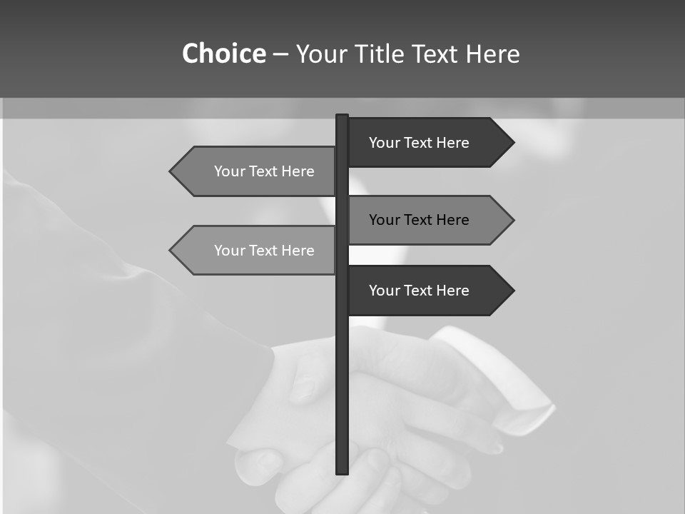 Meeting Buy Job PowerPoint Template
