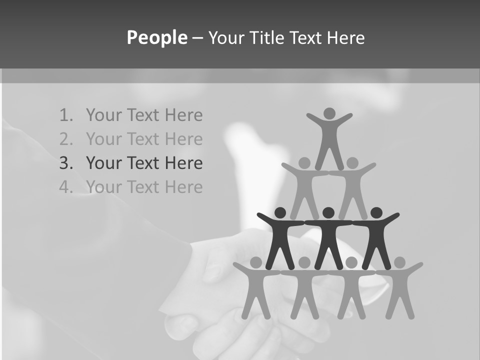 Meeting Buy Job PowerPoint Template