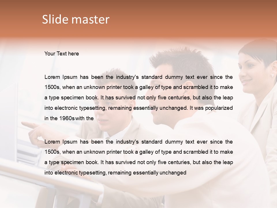 Cooperation Businesswear Business PowerPoint Template