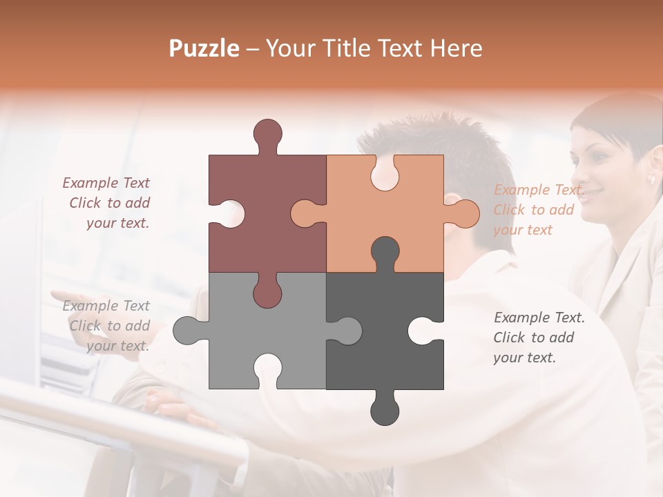 Cooperation Businesswear Business PowerPoint Template